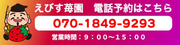 えびす苺園電話予約:07018499293